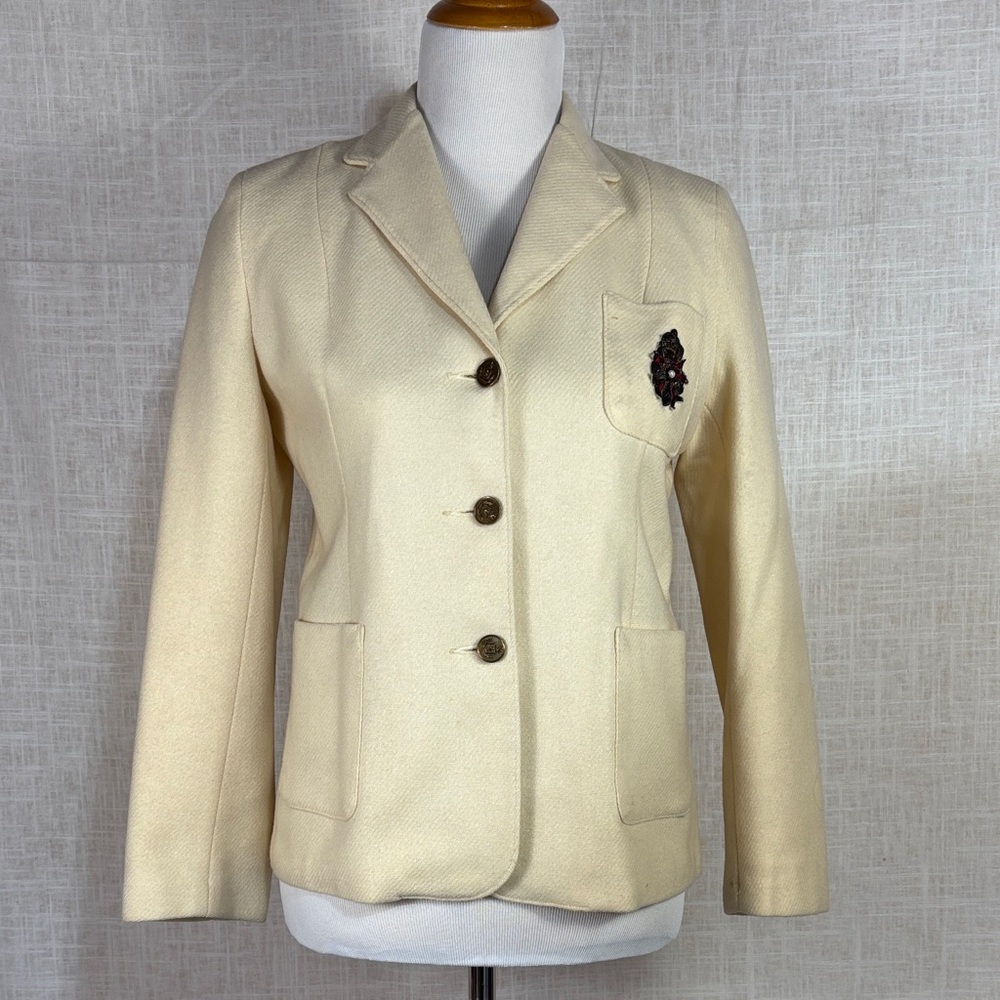 1960s vintage crested blazer - amazing!